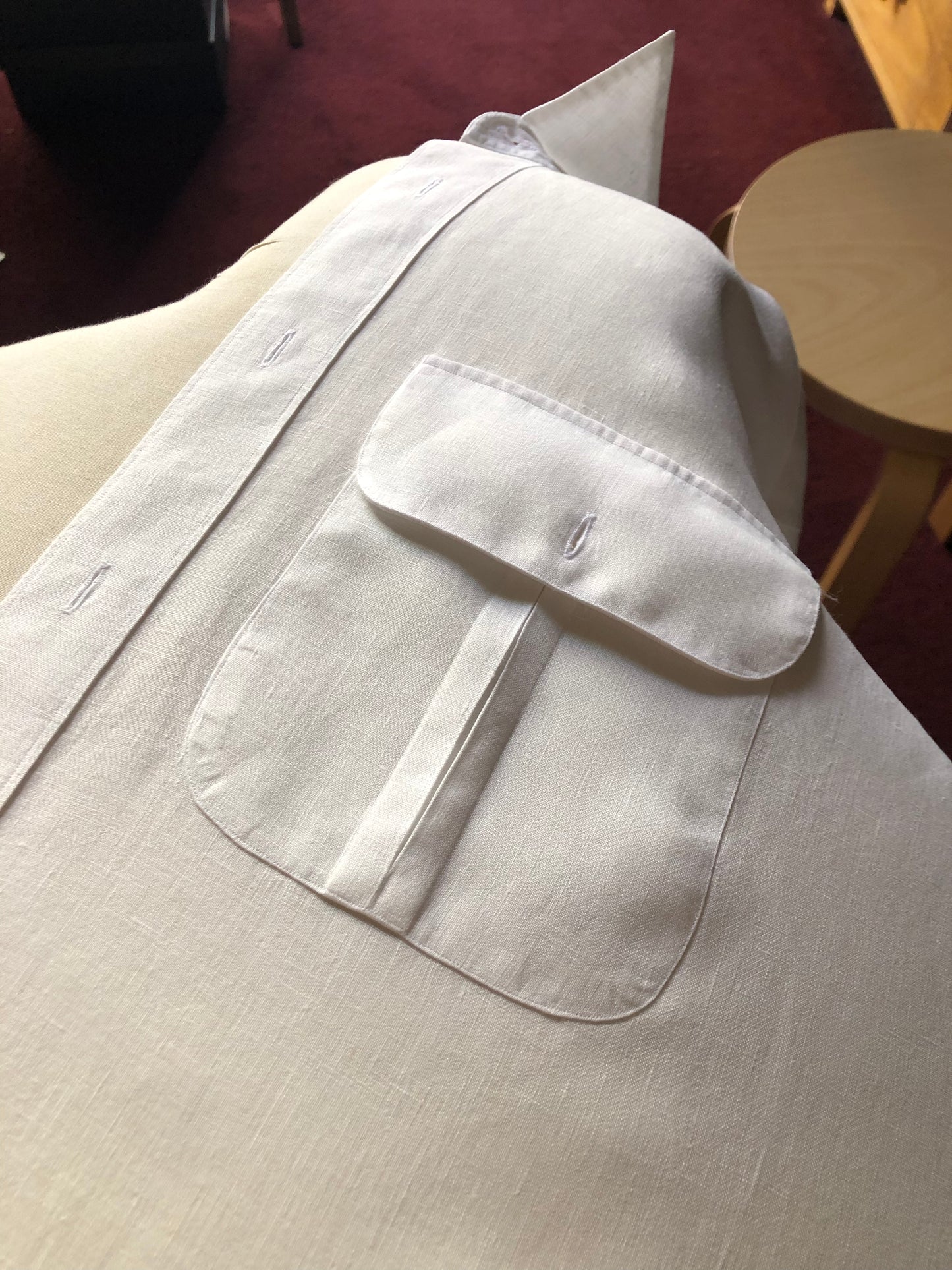 LES LESTON Clapton shirt / Spence Bryson linen / SMALL