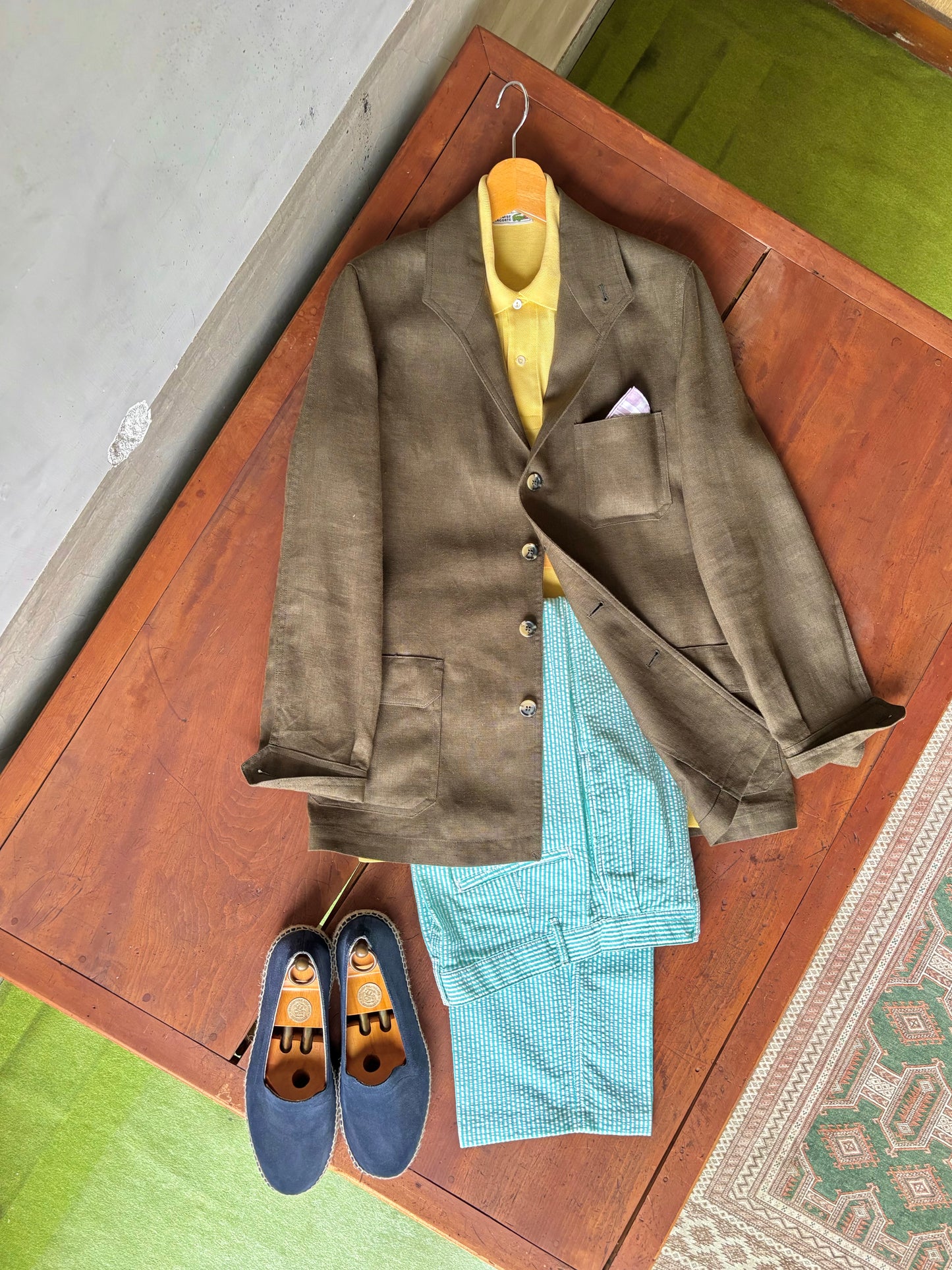 Linen TEBA / OLIVE