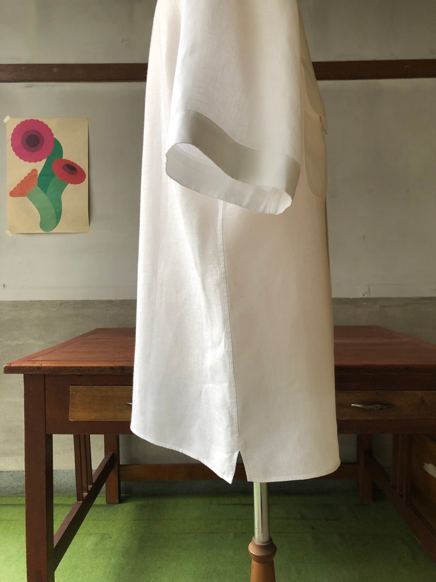 LES LESTON Clapton shirt / Spence Bryson linen / SMALL