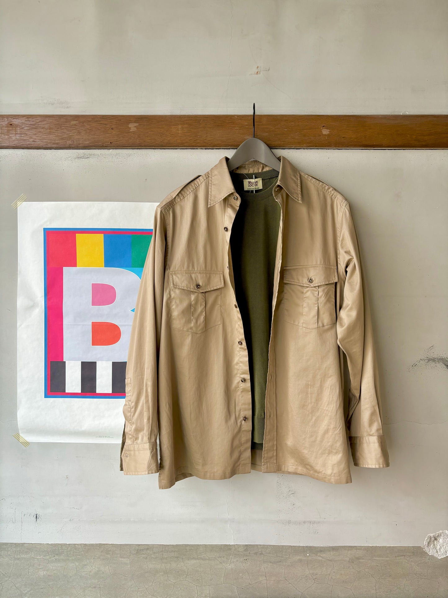 William Lockie 100% cotton short sleeve crew / Olive