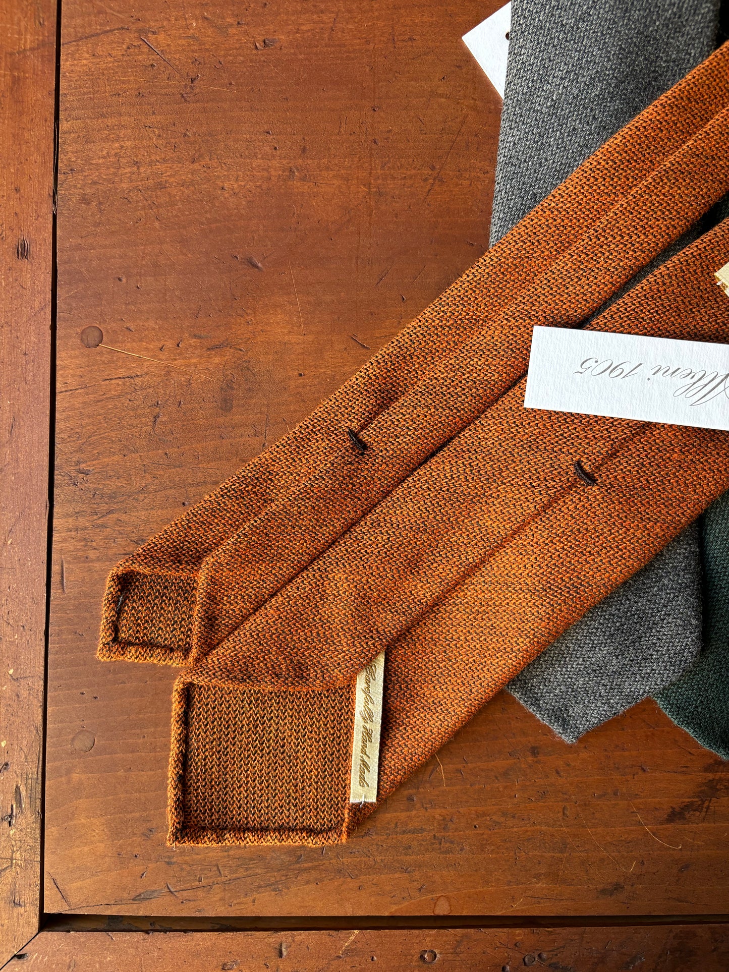 Albeni Milano / Wool Unlined 3fold Tie