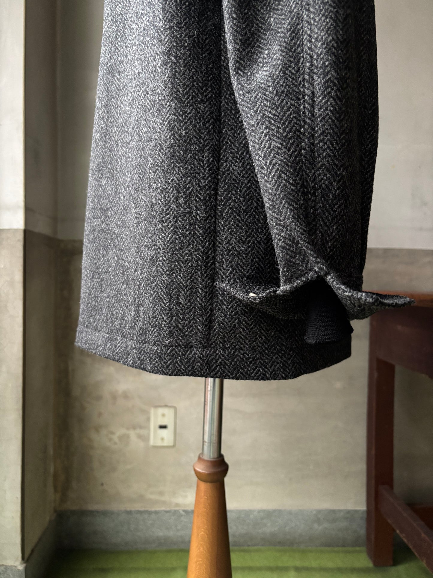 Fusto Gimeno Teba Jacket / Grey Herringbone / Size 52