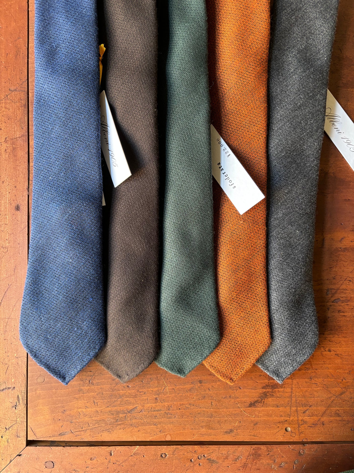 Albeni Milano / Wool Unlined 3fold Tie
