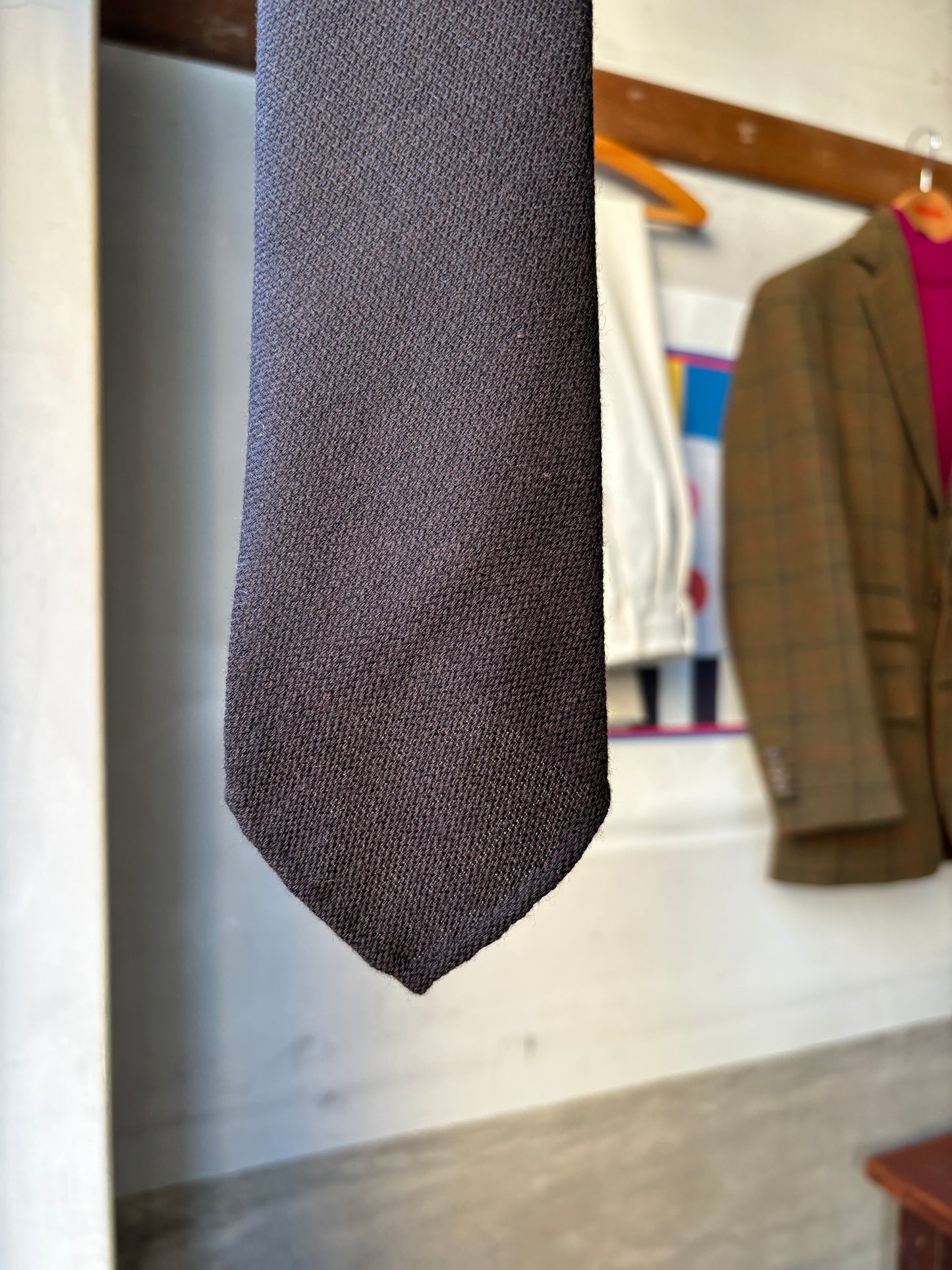 Albeni Milano / Wool Unlined 3fold Tie