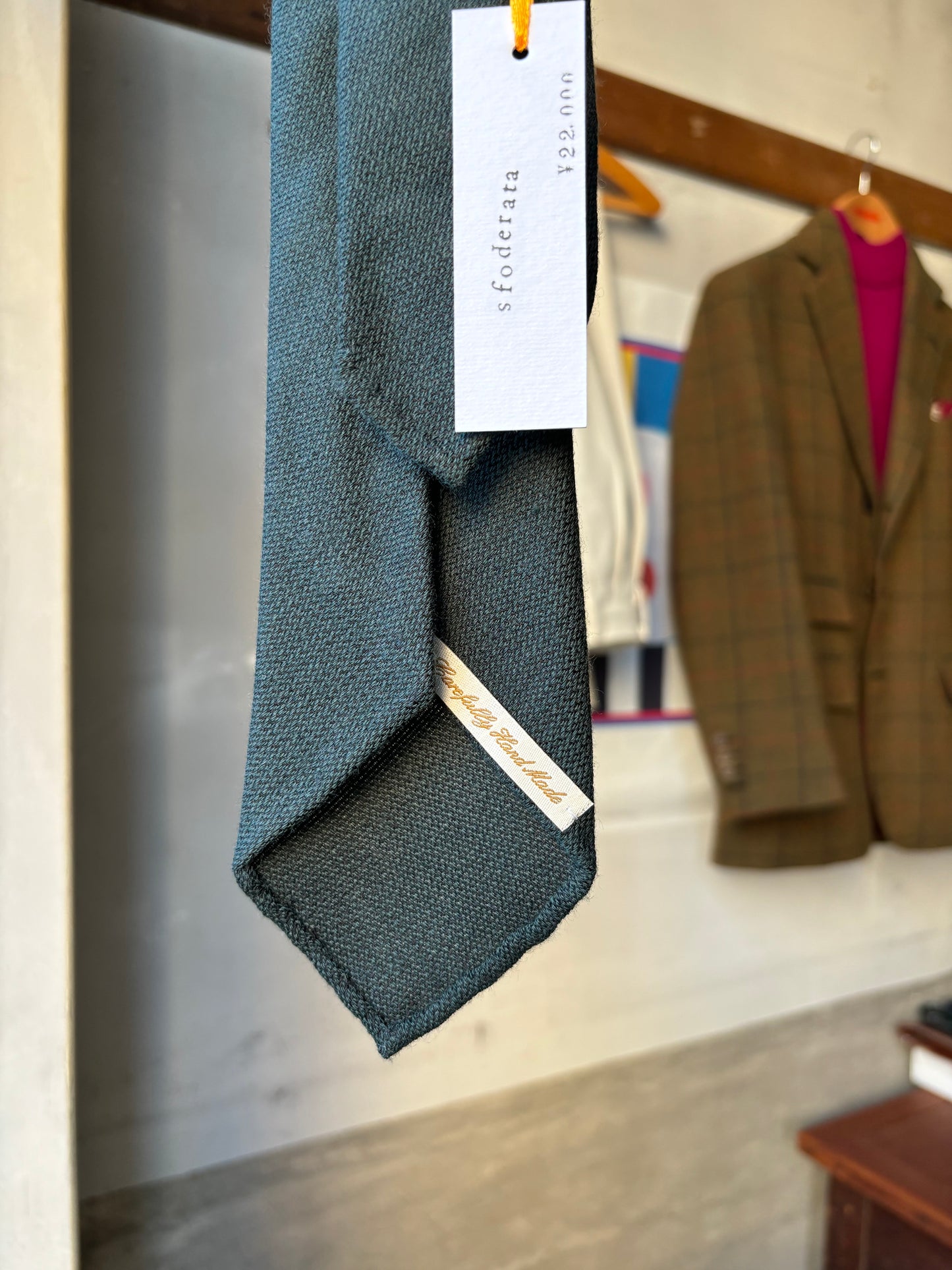 Albeni Milano / Wool Unlined 3fold Tie