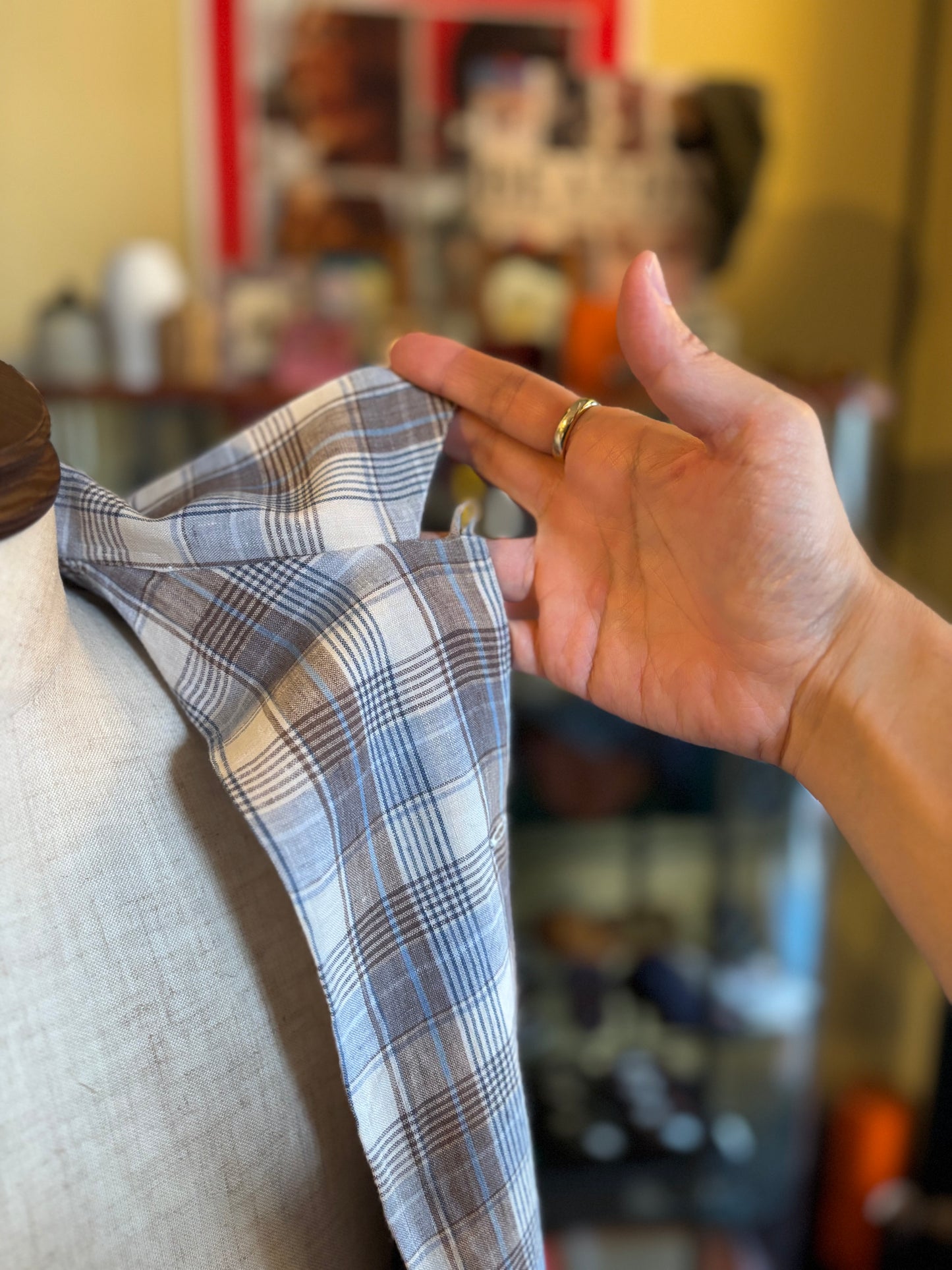 Les Leston 100% Linen Camp Col. Shirt