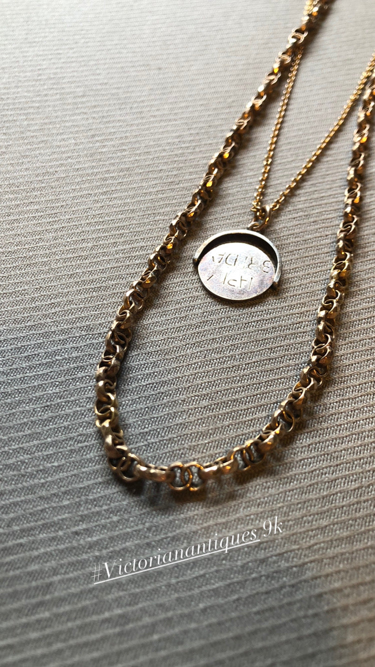 Old Victorian English antique necklace