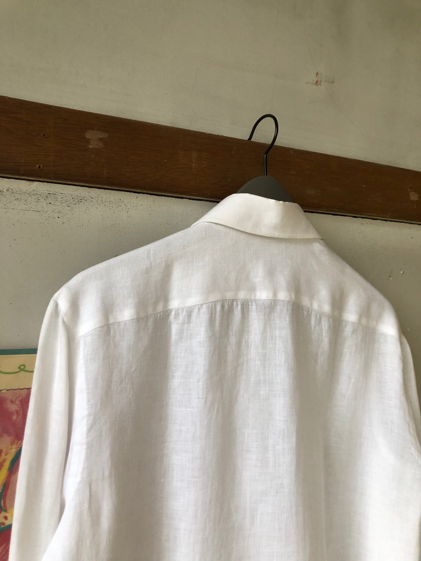 Avino light weight linen pull-over / white