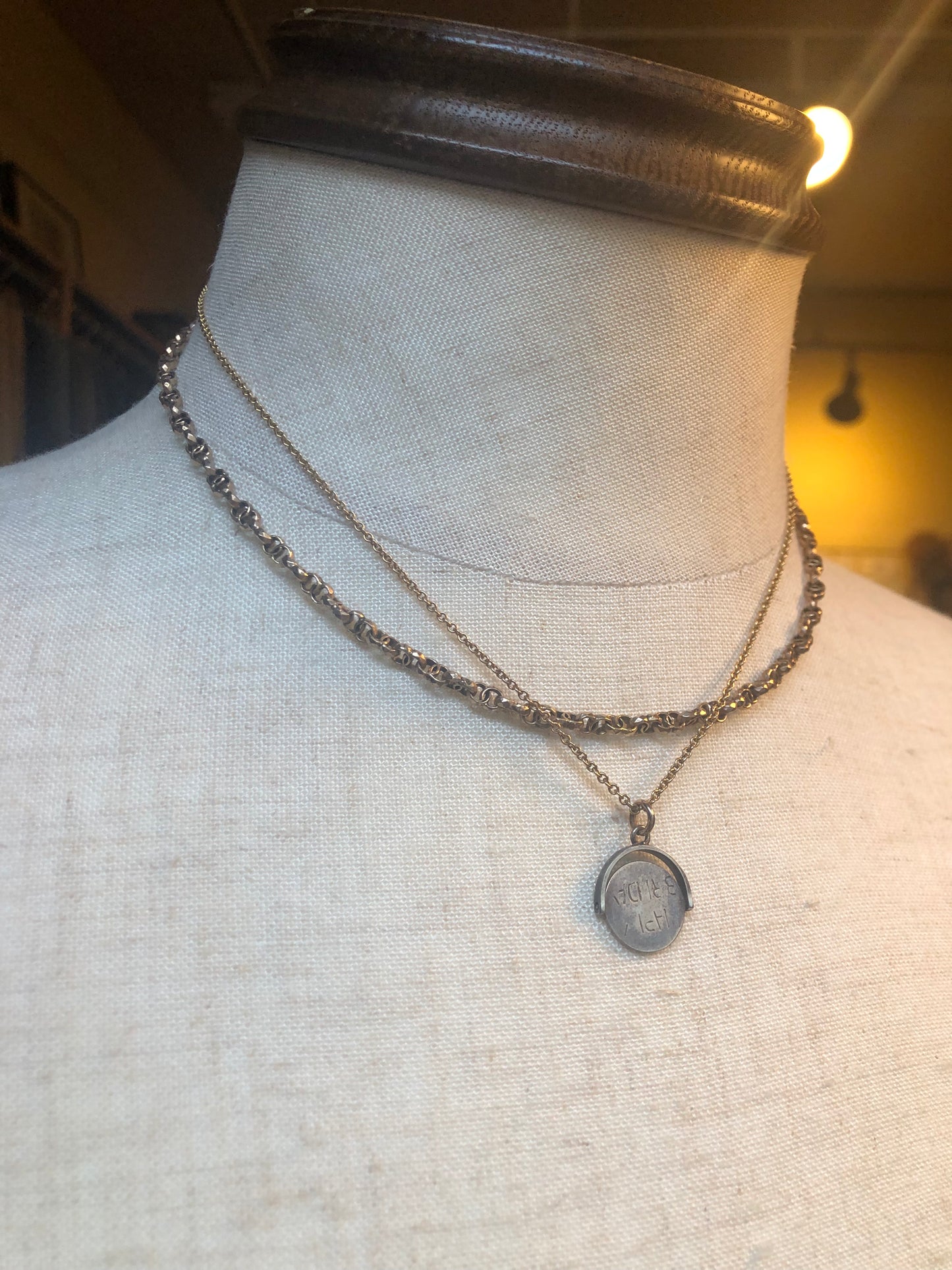 Old Victorian English antique necklace
