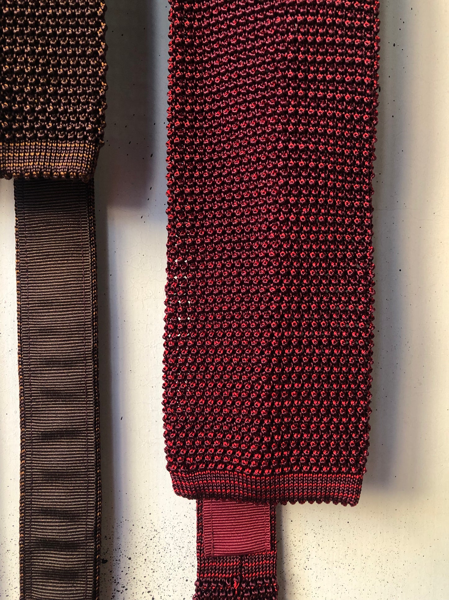 Silk knit tie