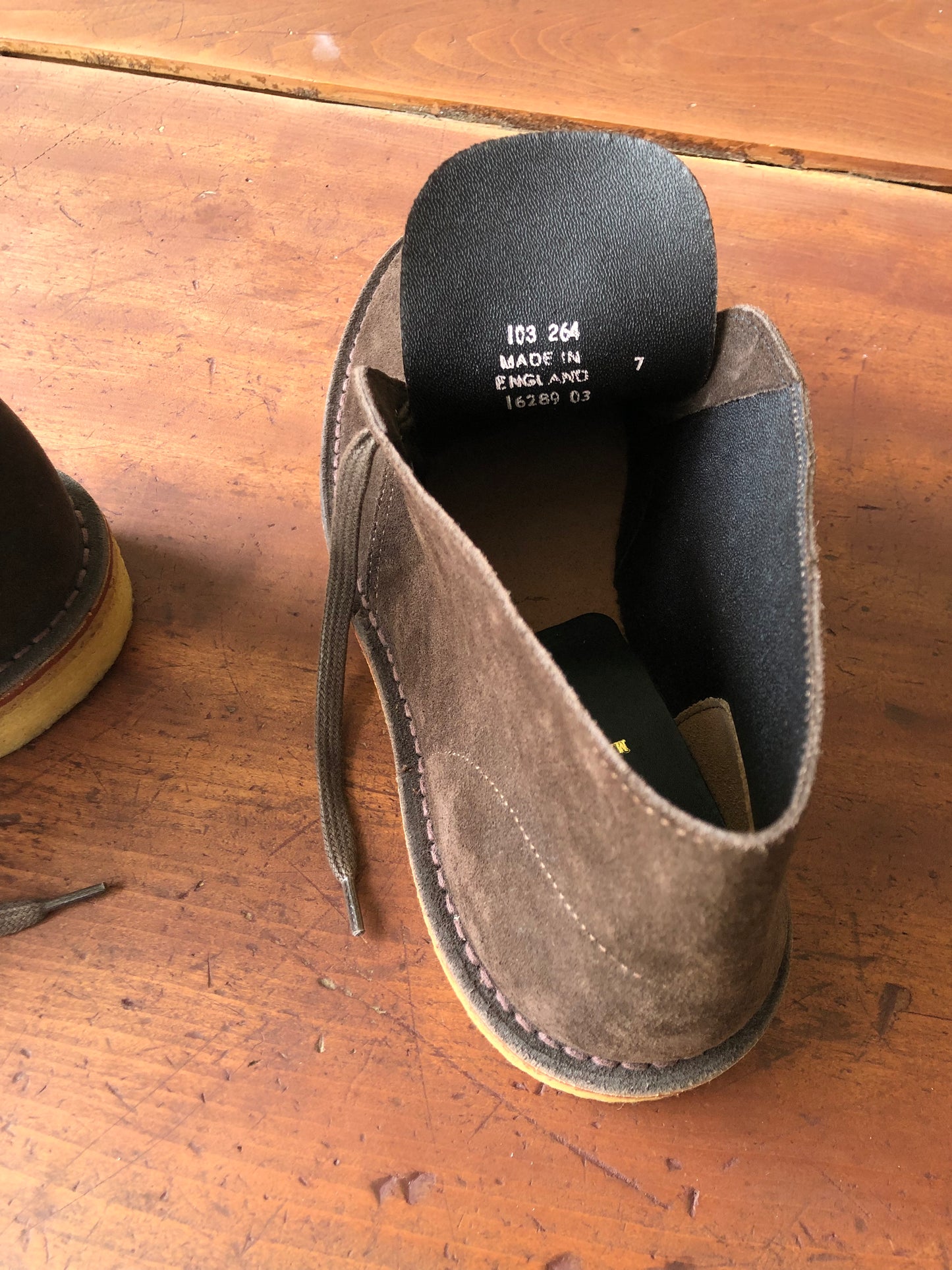 NPS 2eyelets desert chukka / dark brown / size 7