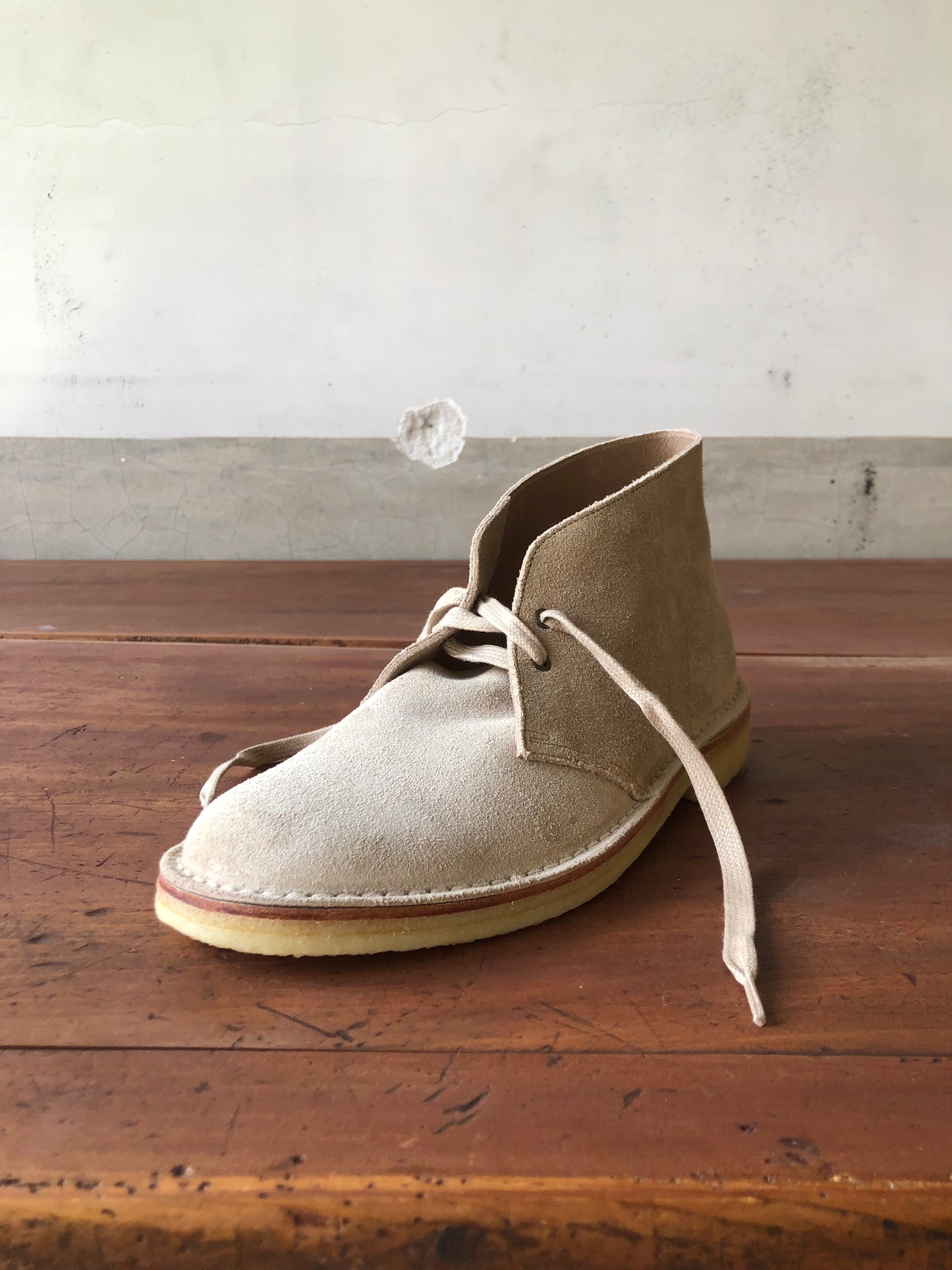 NPS 2 eyelet desert chukka / beige / size 6・1/2