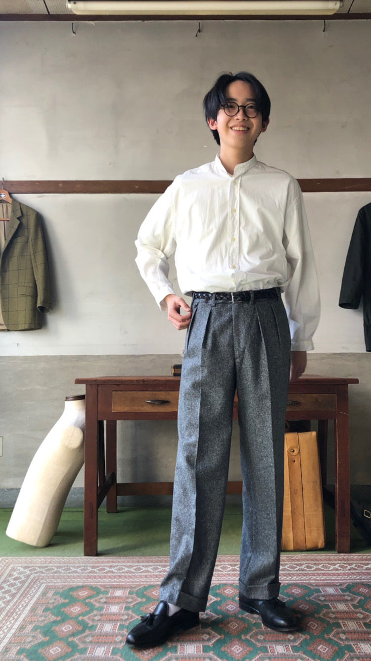 Bernard Zins irish donegal 2p trousers