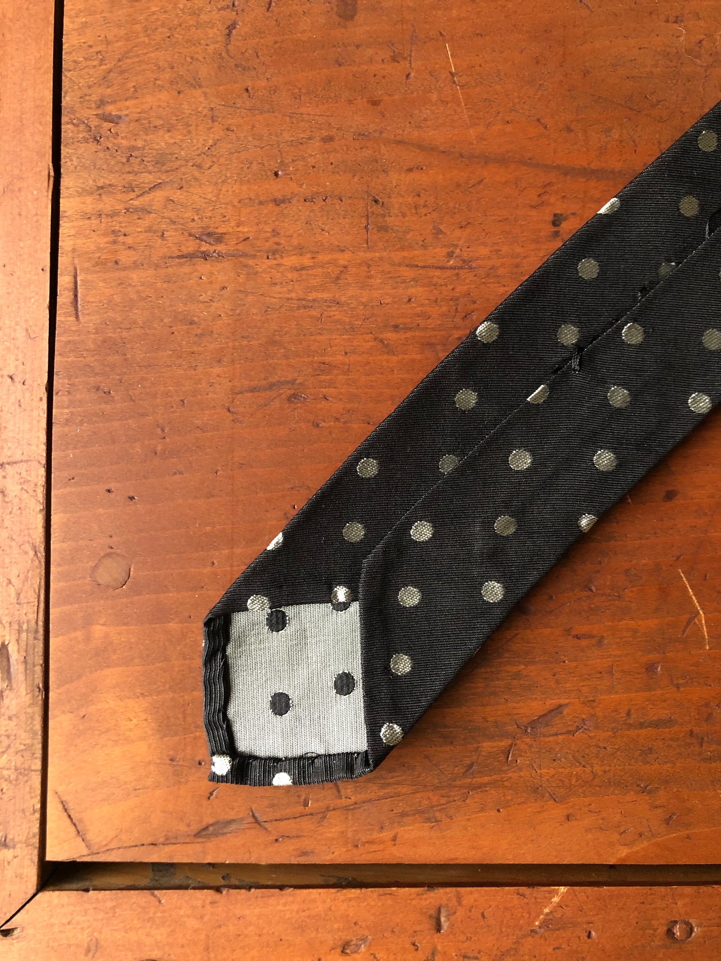 Rubinacci unlined tie / dots
