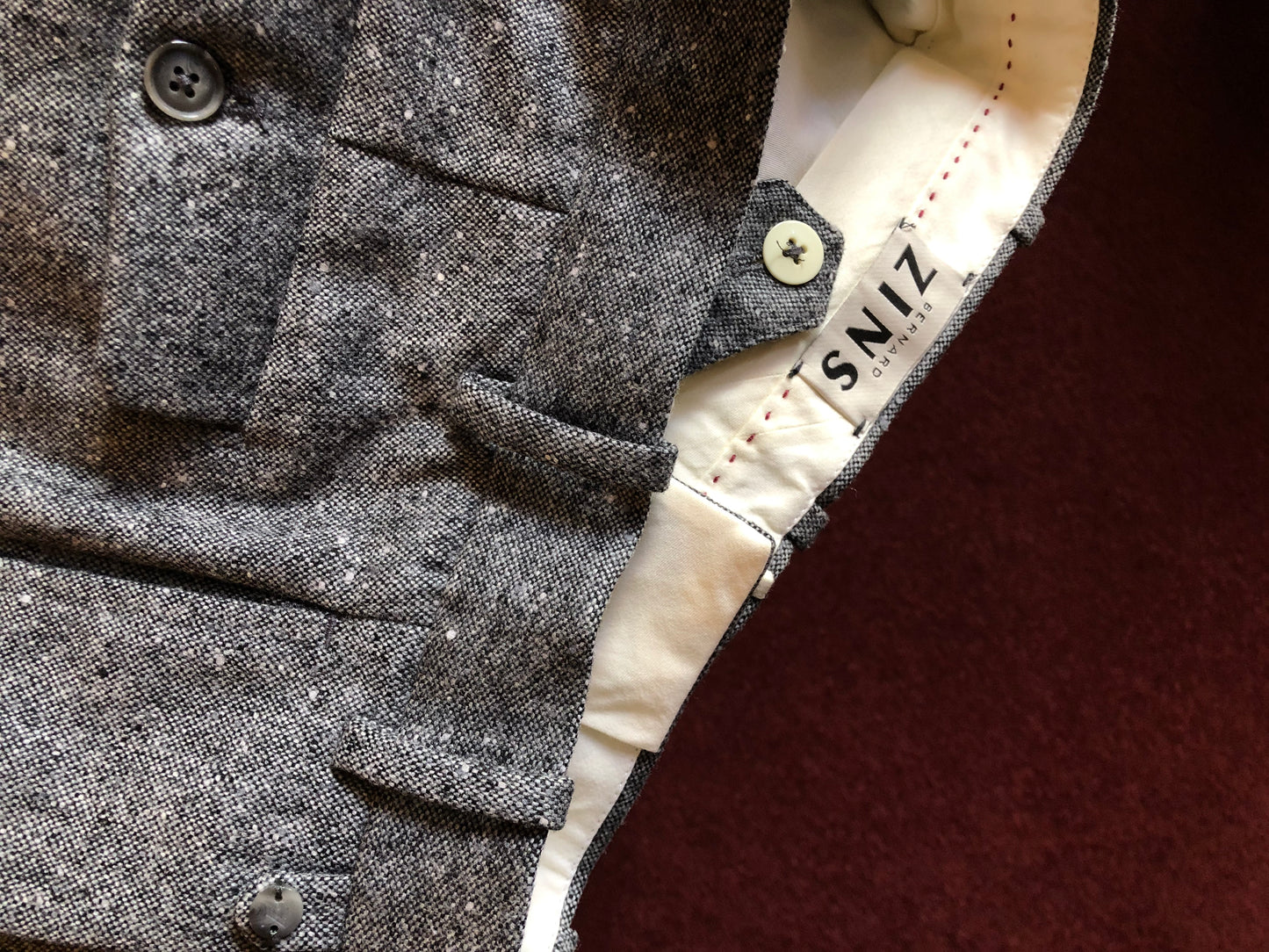 Bernard Zins irish donegal 2p trousers