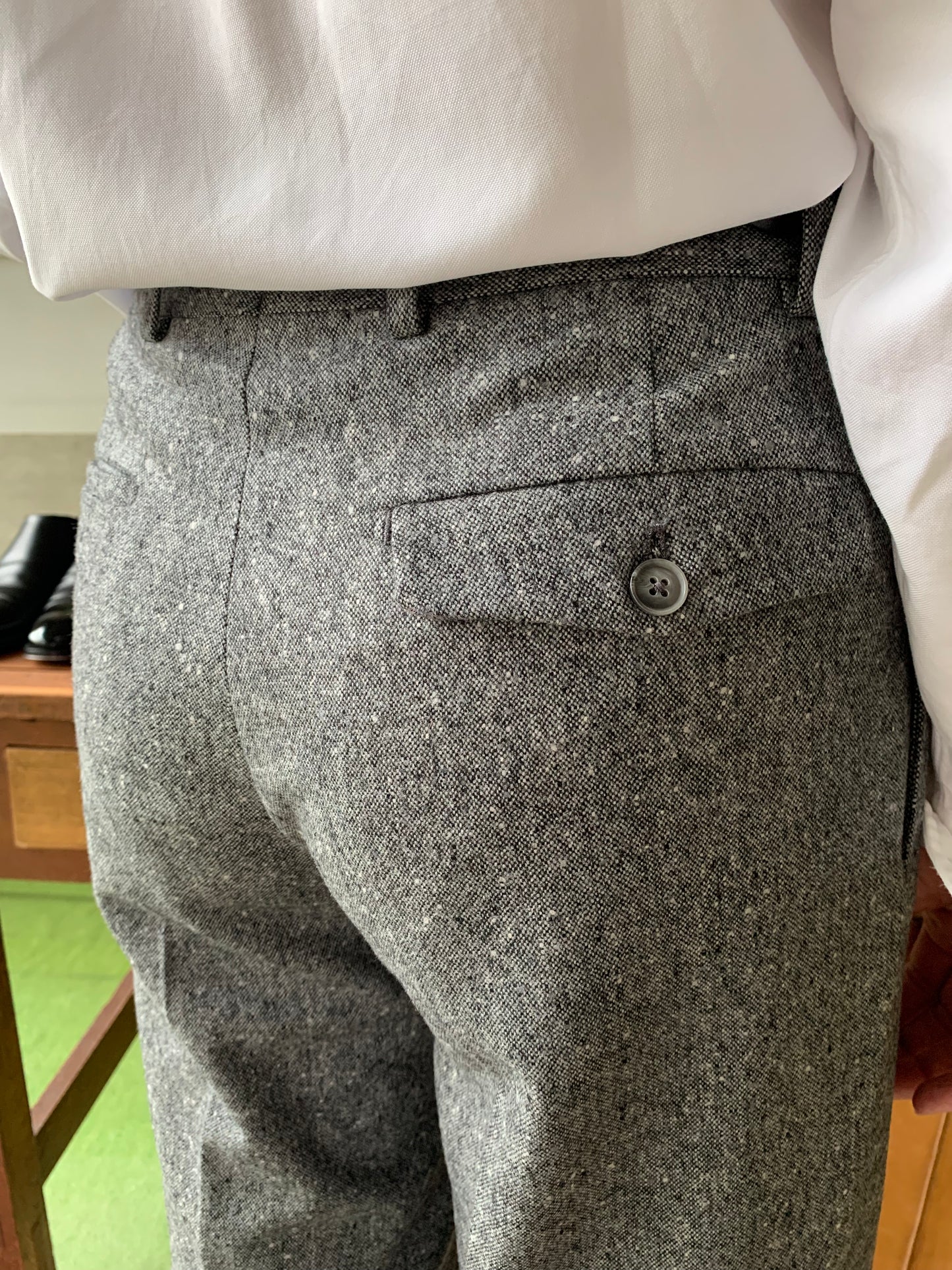Bernard Zins irish donegal 2p trousers