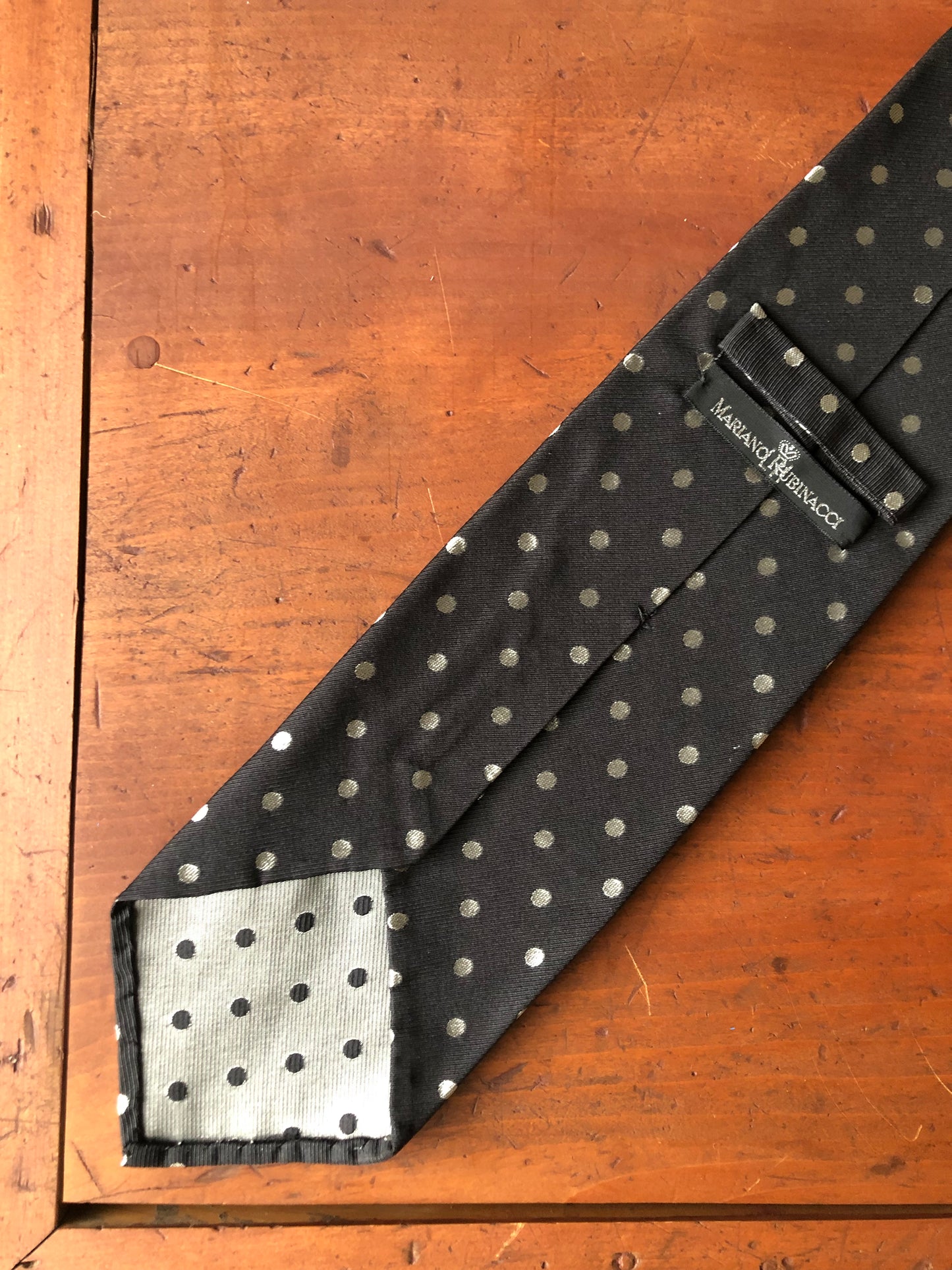 Rubinacci unlined tie / dots