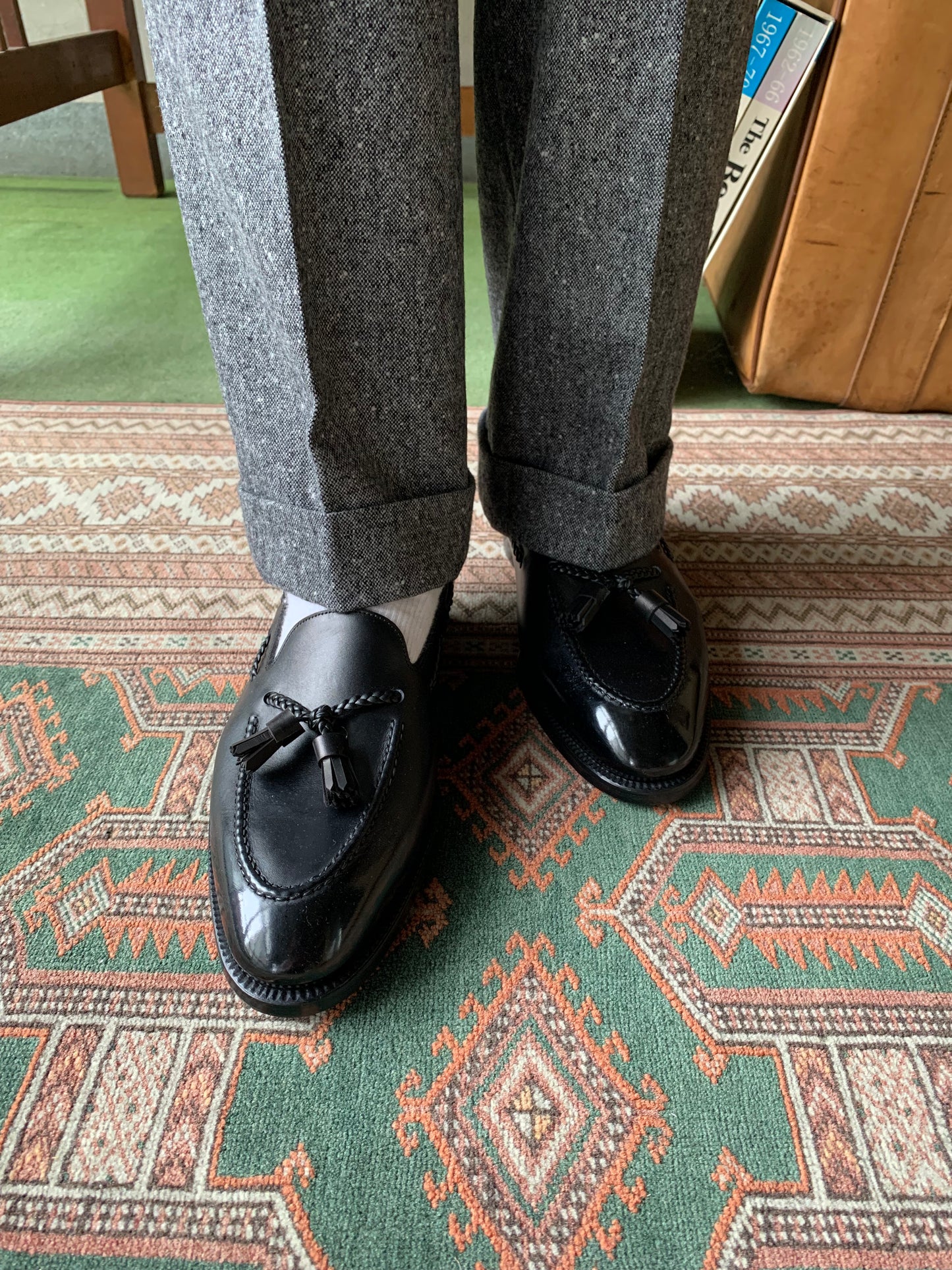 Bernard Zins irish donegal 2p trousers
