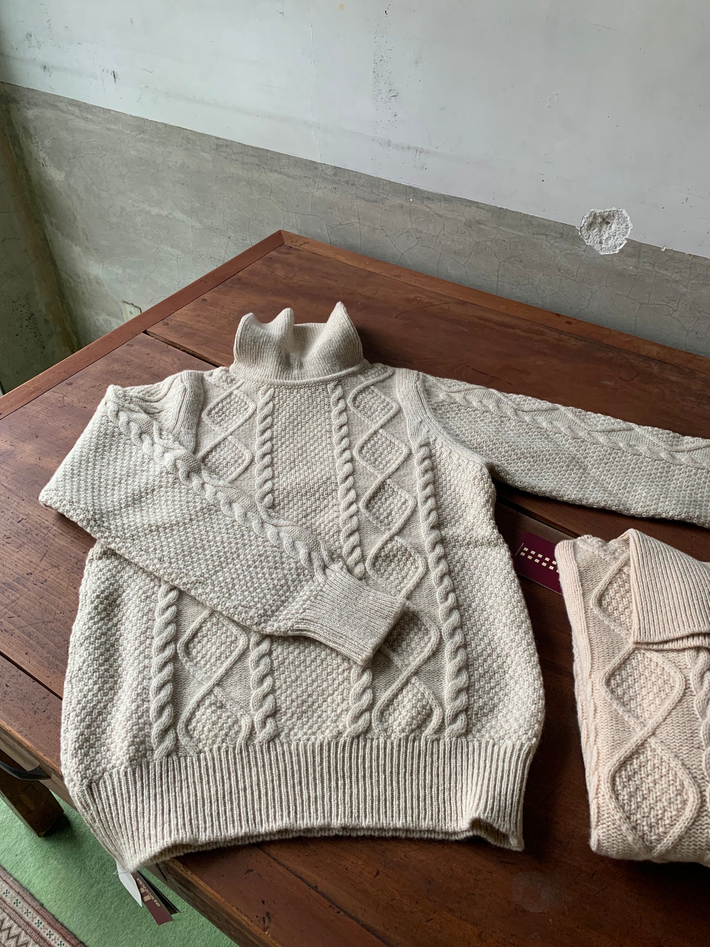 William lockie ARRAN Roll-neck for Lady