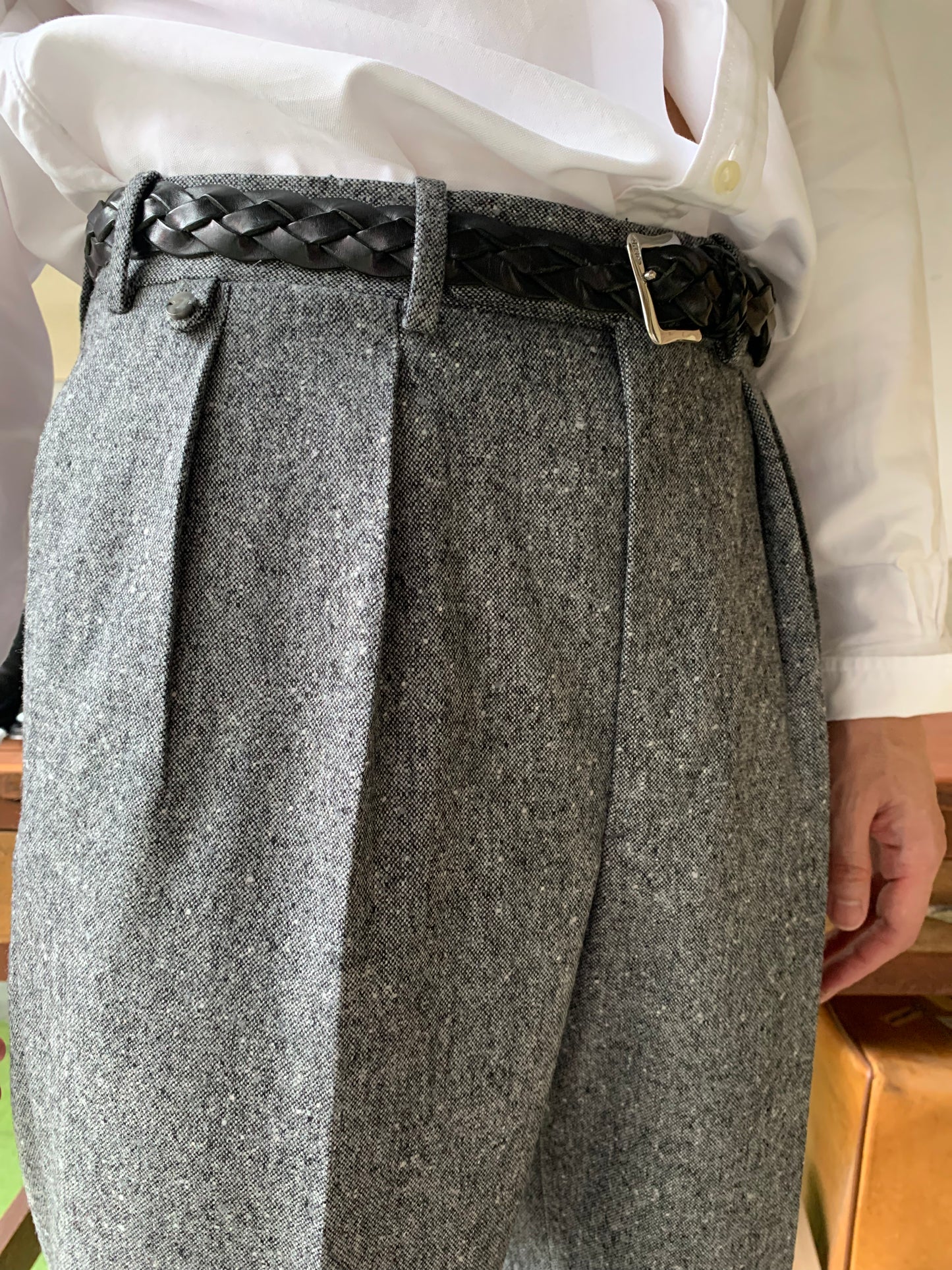 Bernard Zins irish donegal 2p trousers