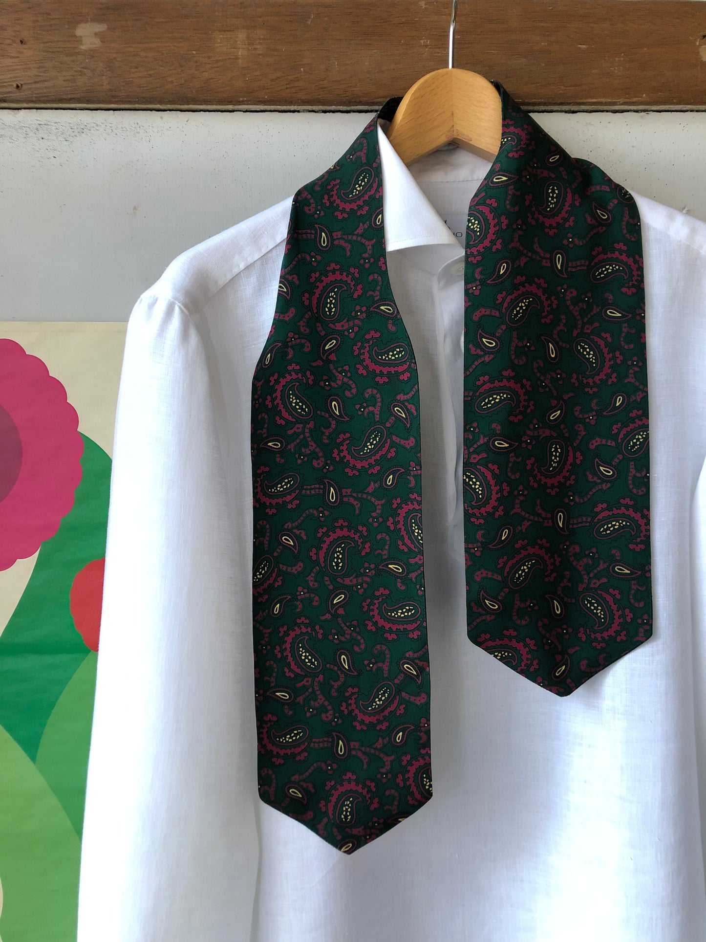 TOOTAL 60s rayon paisley scarf