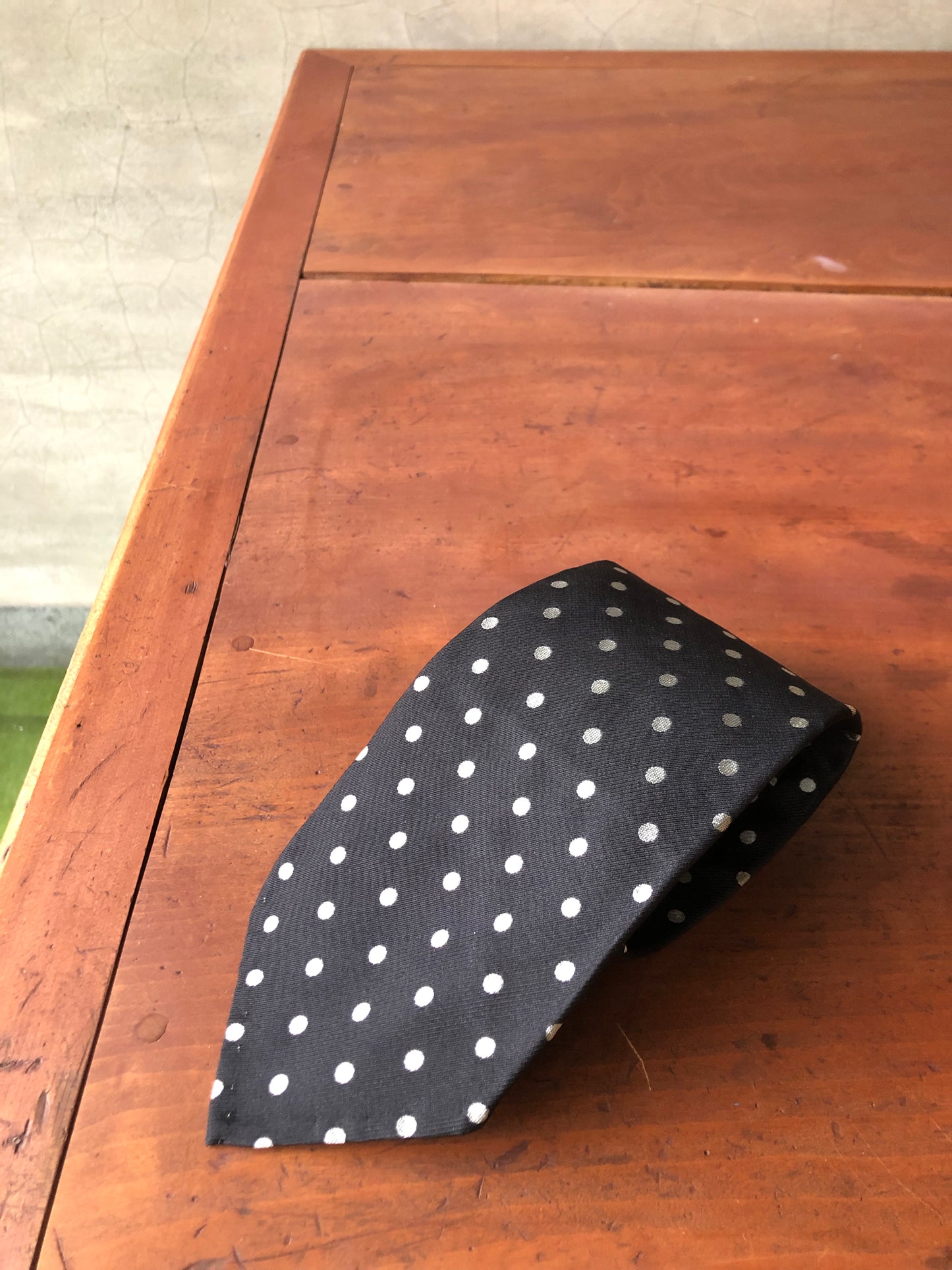 Rubinacci unlined tie / dots