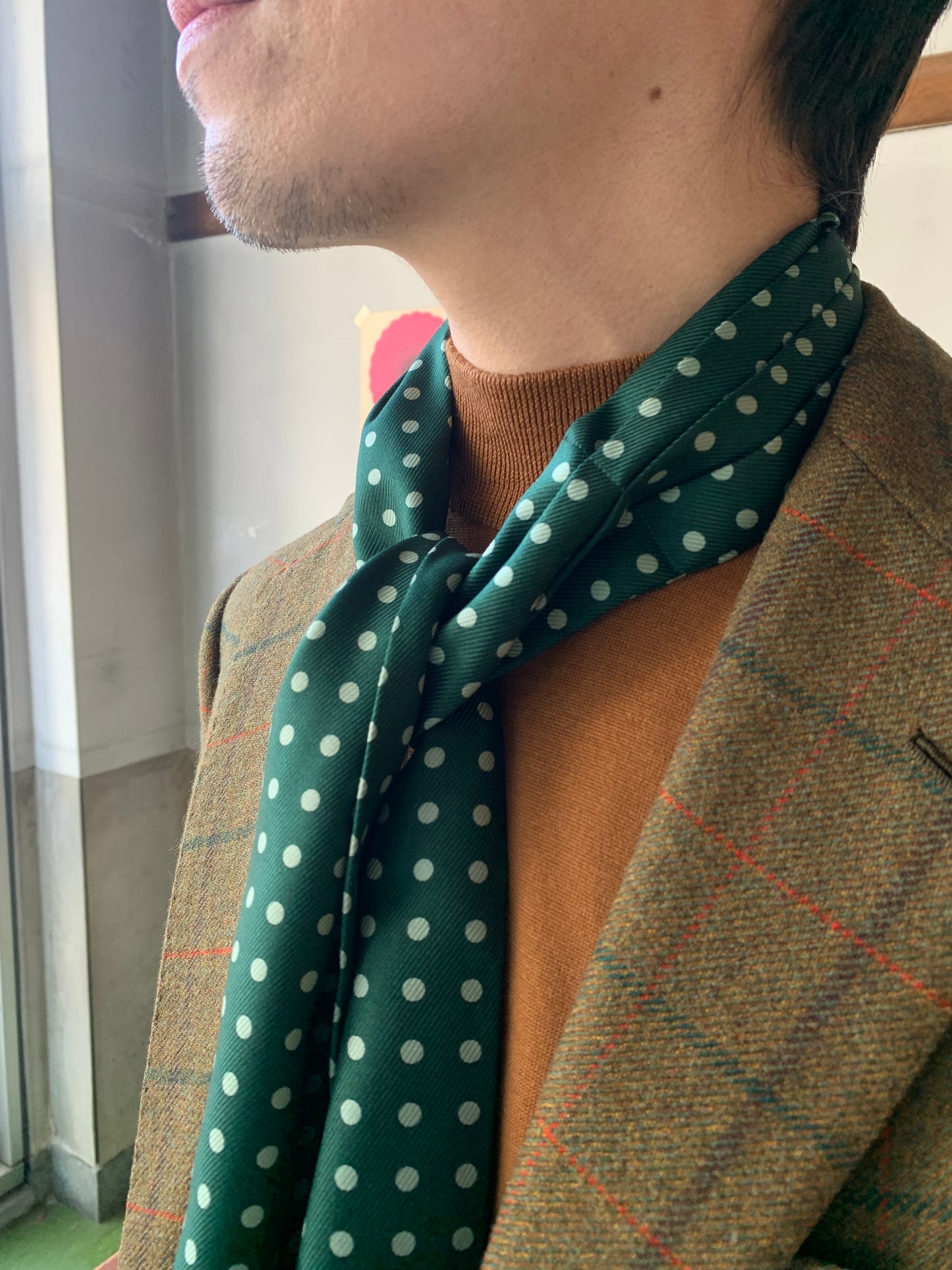 Polo by Ralph Lauren spotty ascot tie