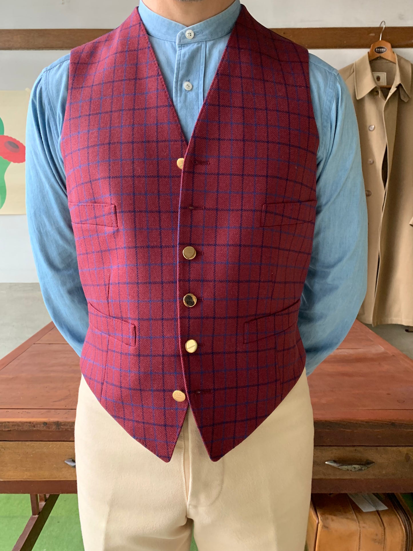 batak tattersall odd vest