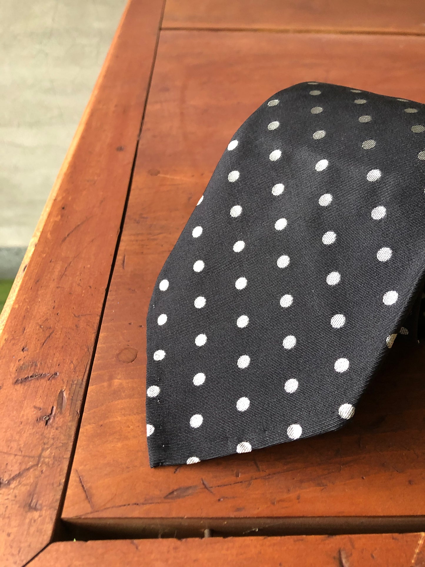 Rubinacci unlined tie / dots
