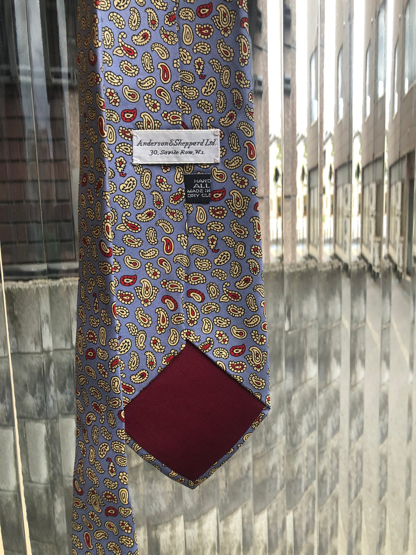 Anderson&Sheppard paisley tie