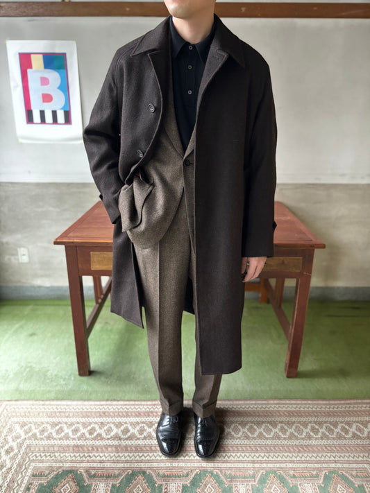 Seihcra 100% Mohair Poor Black Barmacaan Coat / 40 for Yuichi.abu