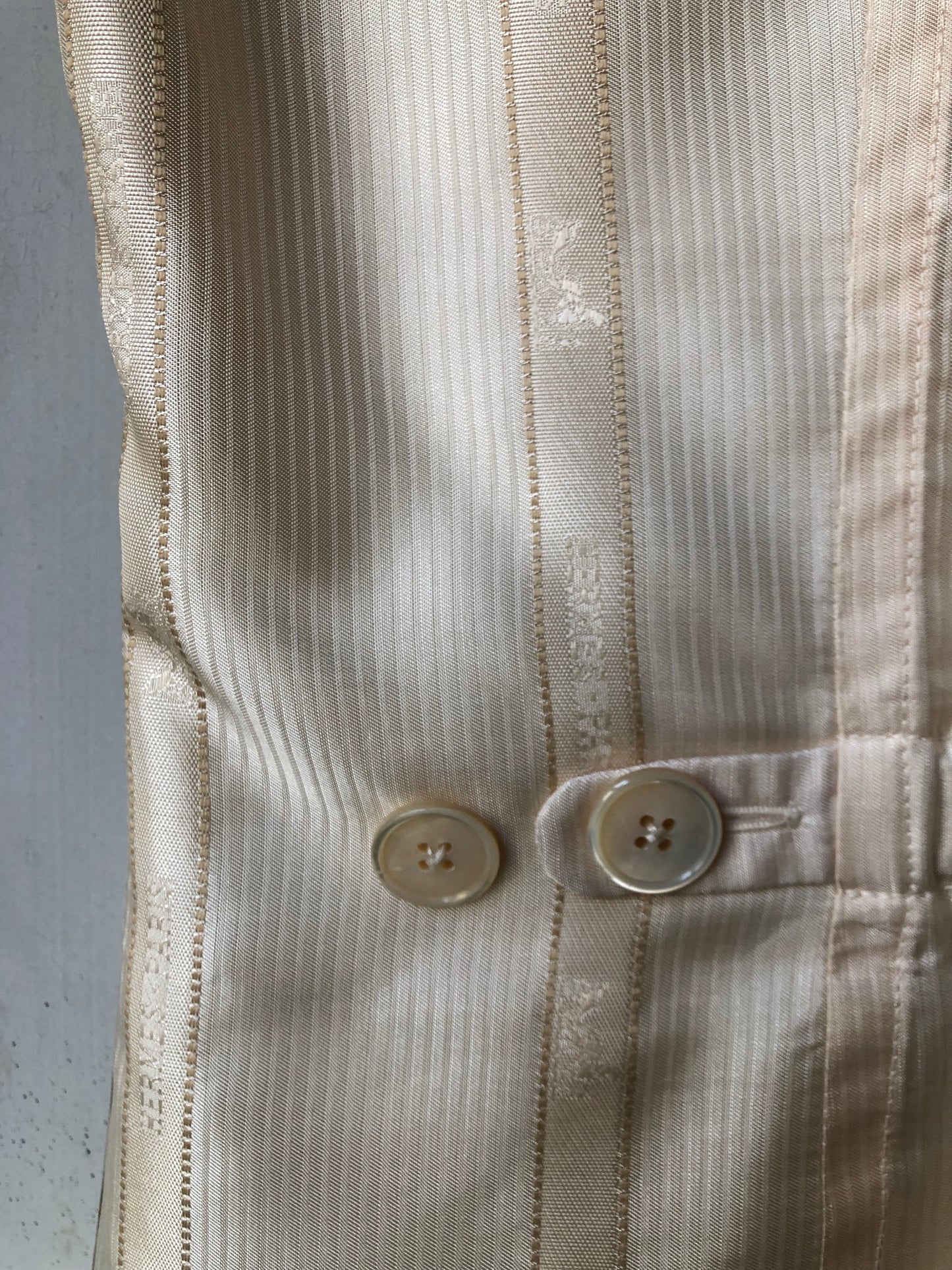 Hermès silk no sleeve jacket for lady